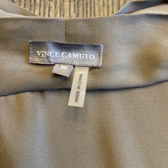 Vince Camuto Army Green Tank Top Medium - Picture 2 of 4